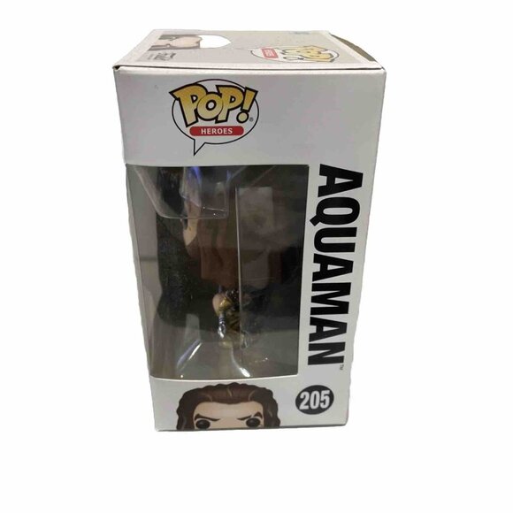 Funko Pop! Heroes Aquaman #205 DC Justice League Vinyl Figure Collectible - Picture 6 of 6